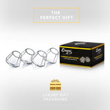 Diamond Shot Glasses from Dragon Glassware