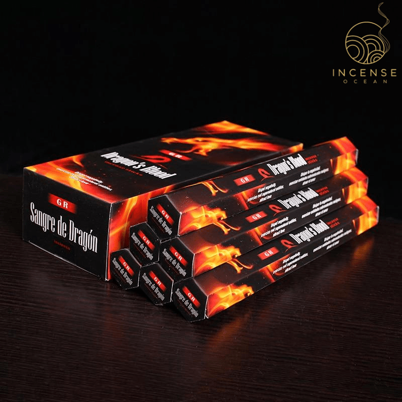Dragon's Blood Incense Sticks - 6 Box Pack from incenseocean