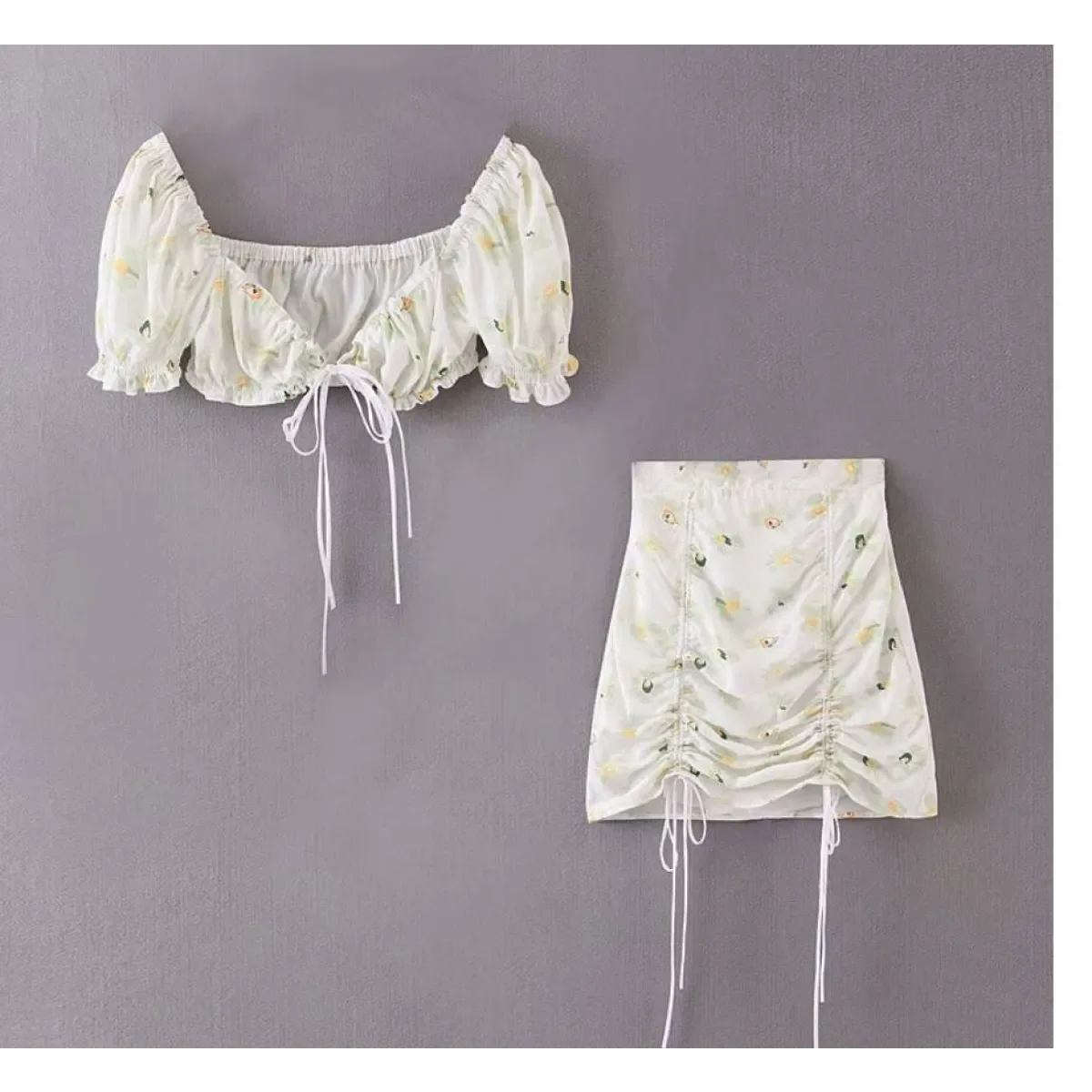 Drawstring Mini Skirt from Kawaii Stop