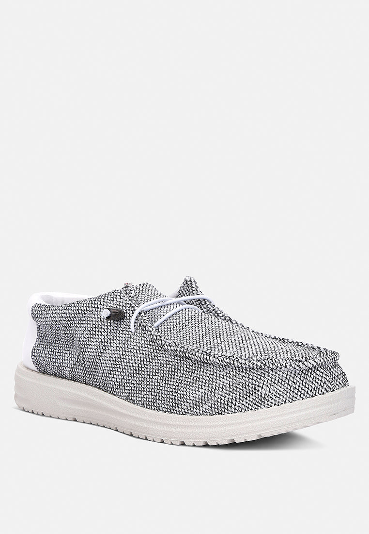 Drawstring Men's Flatform Heel Shoes from London Rag International