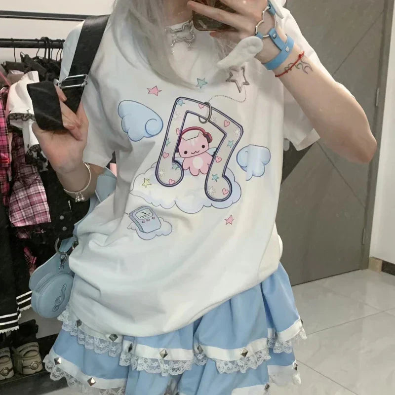 Dreamy Melodies Kawaii Tee From Kawaii Stop