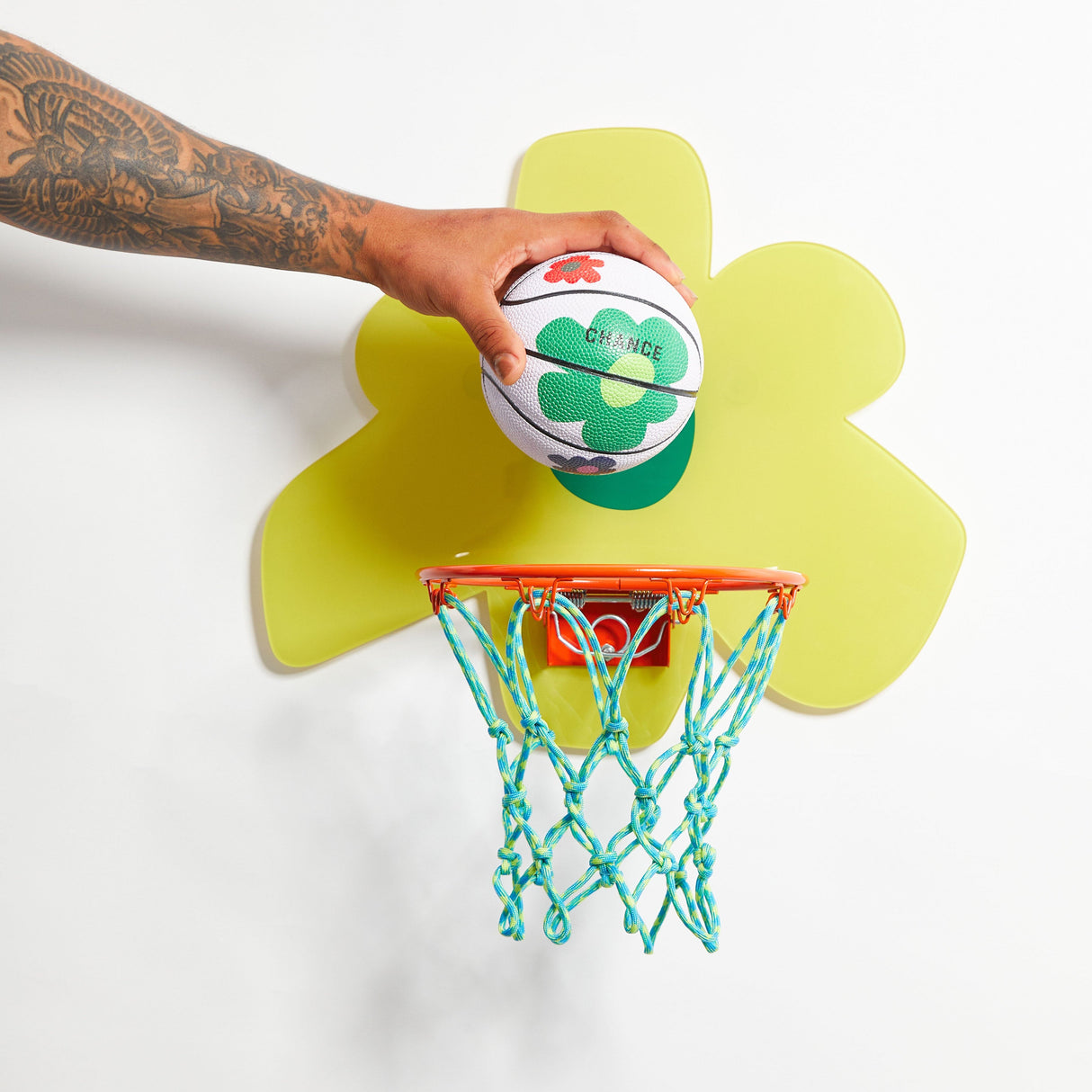 FLWRPWR Mini Composite Leather Basketball from Chance