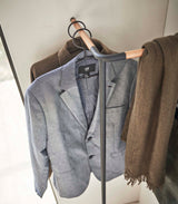 Corner Leaning Coat Hanger (63" H)  - Steel + Wood from Yamazaki Home