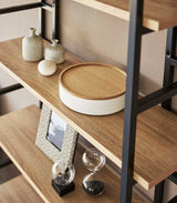 Storage Case - Two Sizes - Steel + Wood from Yamazaki Home