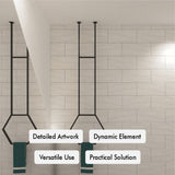 Hexagonal Ceiling Towel Rack from VITAHOME DESIGN LLC