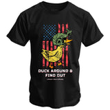 Duck Around and Find Out Men's T-Shirt From Combat Iron Apparel