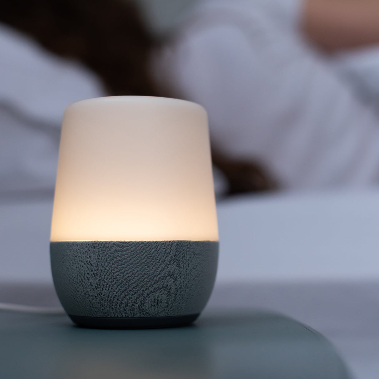 Duet White Noise Machine with Night Light and Wireless Speaker from Yogasleep