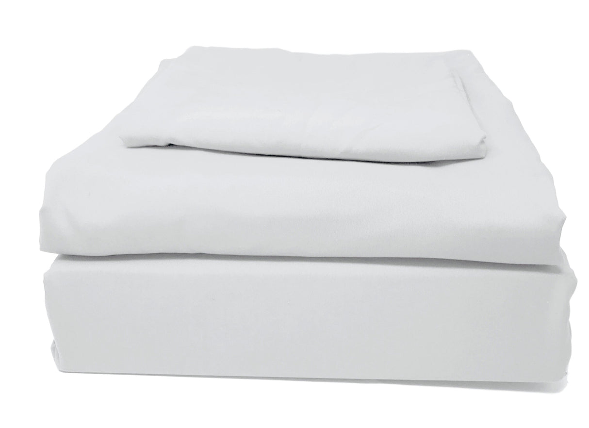 Tache Easy Care Cloud White Duvet Cover Bedding Set (505-CW-DS) from Tache Home Fashion