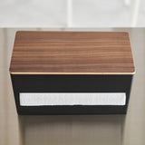 Paper Towel Dispenser - Steel + Wood from Yamazaki Home