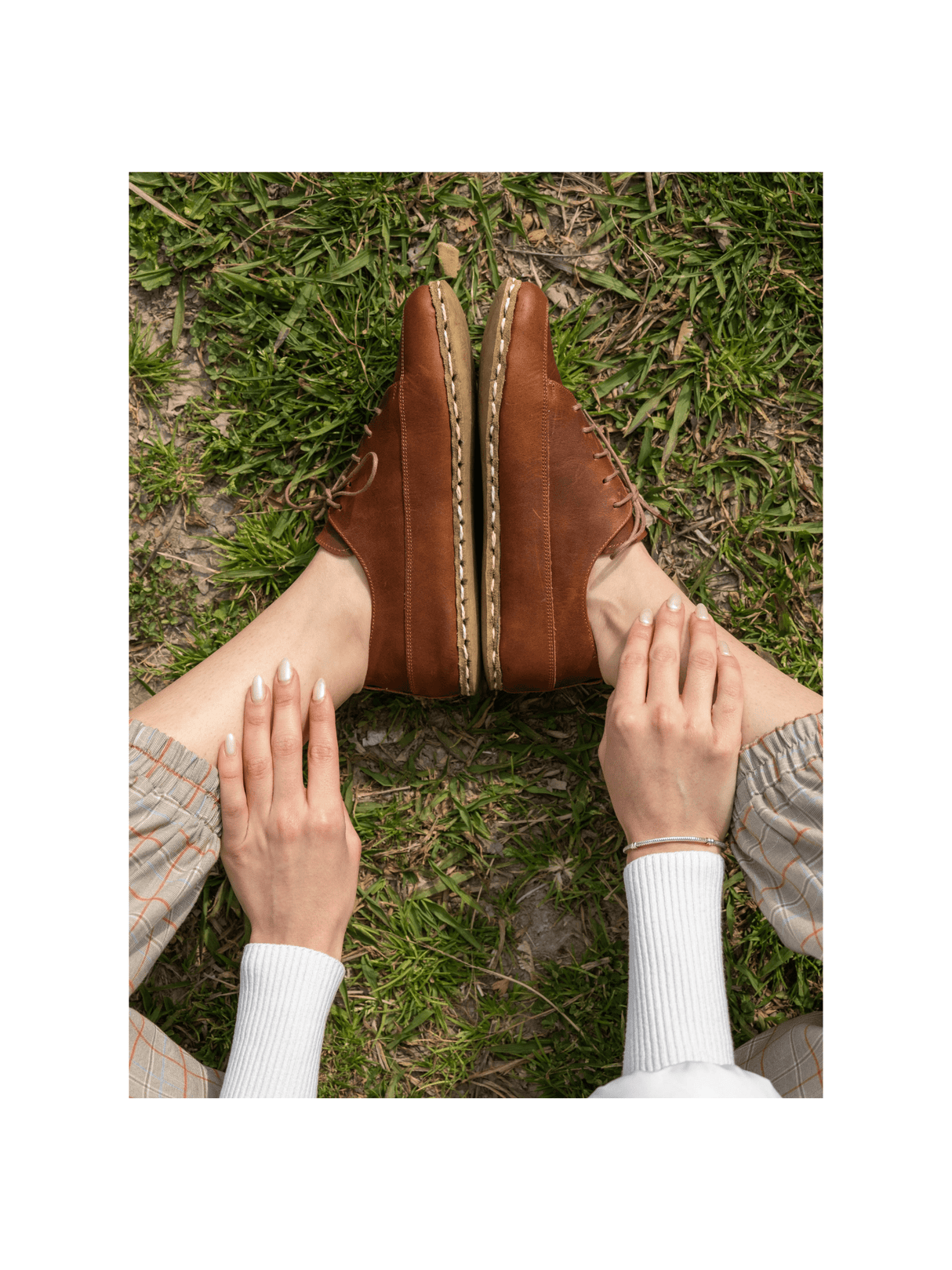 Men's Coffee Barefoot Sneakers from Atlantis Handmade Shoes
