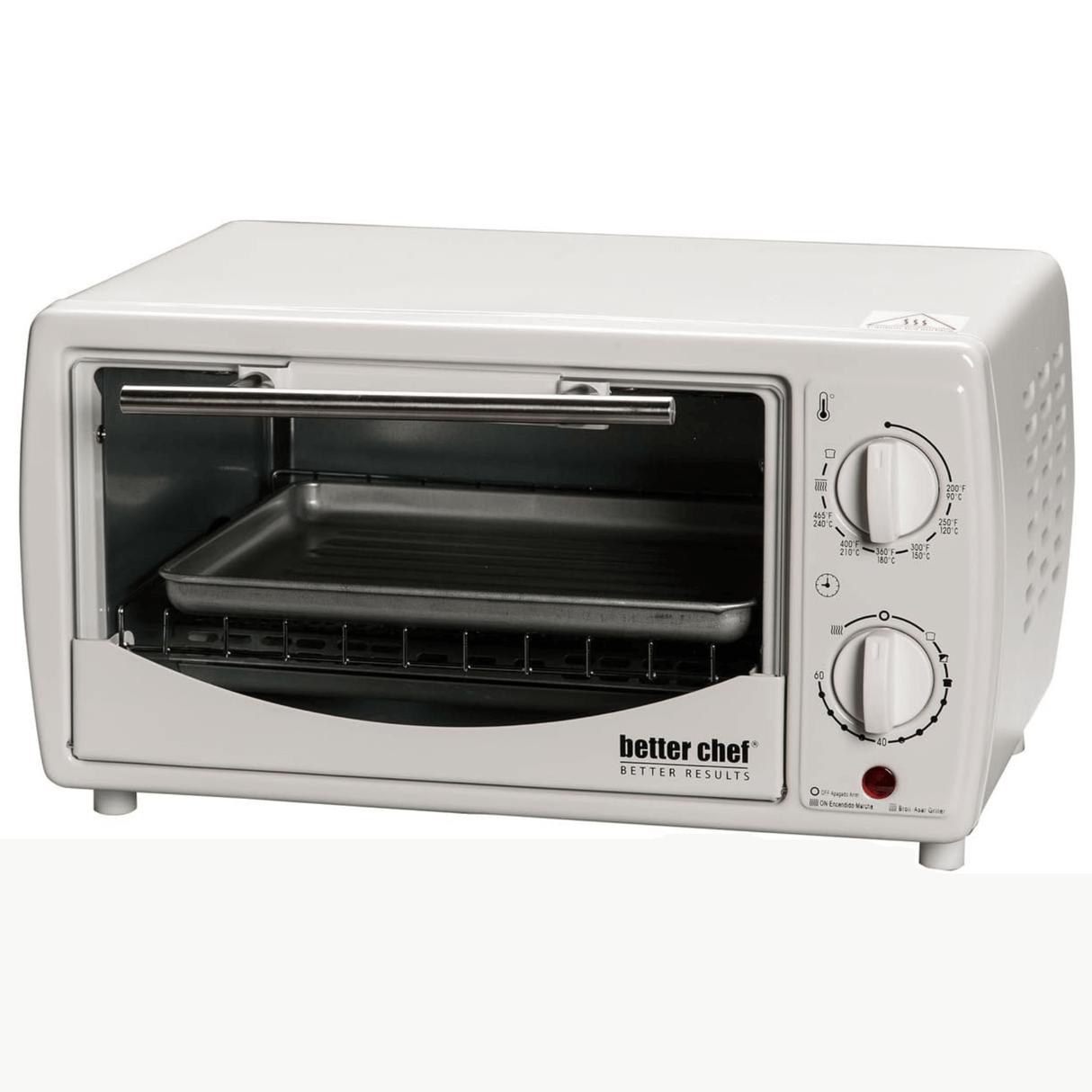 Better Chef 9L Toaster Oven Broiler with Slide-Out Rack and Bake Tray from Jupiter Gear Home