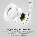 HyperGear Bunny Tracks Wireless Light-Up Headphones from Jupiter Gear Home