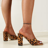 PU Leather Block Heel Pumps from My Pampered Life Seattle