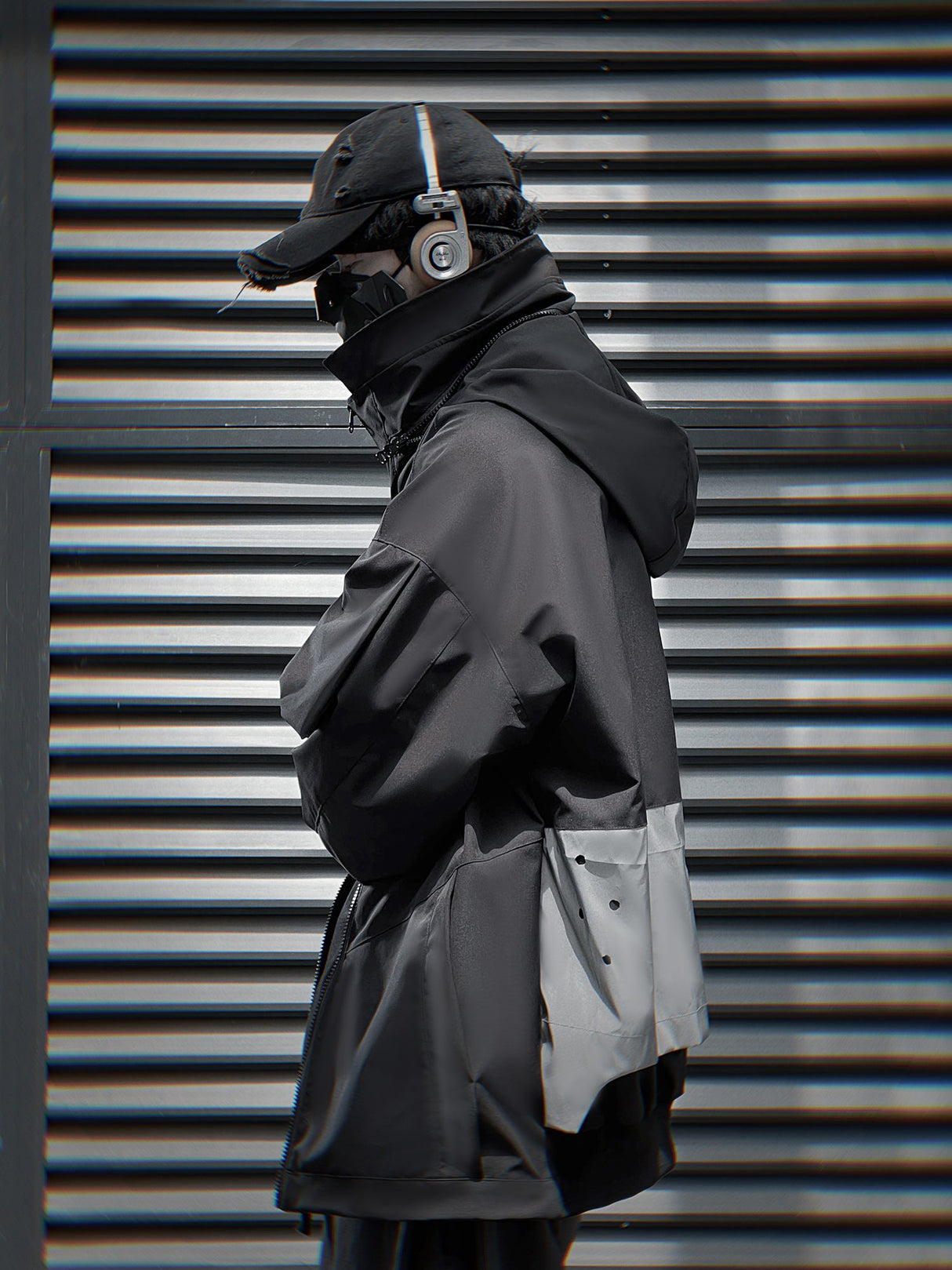 J35 Black Tech Jacket from Niepce Inc