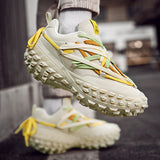 Beige S999 NX Sneakers from Niepce Inc