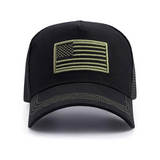 American Flag Trucker Hat with Adjustable Strap from Jupiter Gear