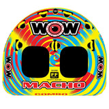 WOW Sports Macho 2 Person Towable Water Tube For Pool and Lake (16-1010)