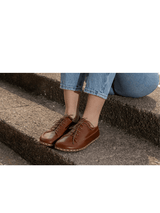 Men's Brown Barefoot Sneakers From Atlantis Handmade Shoes