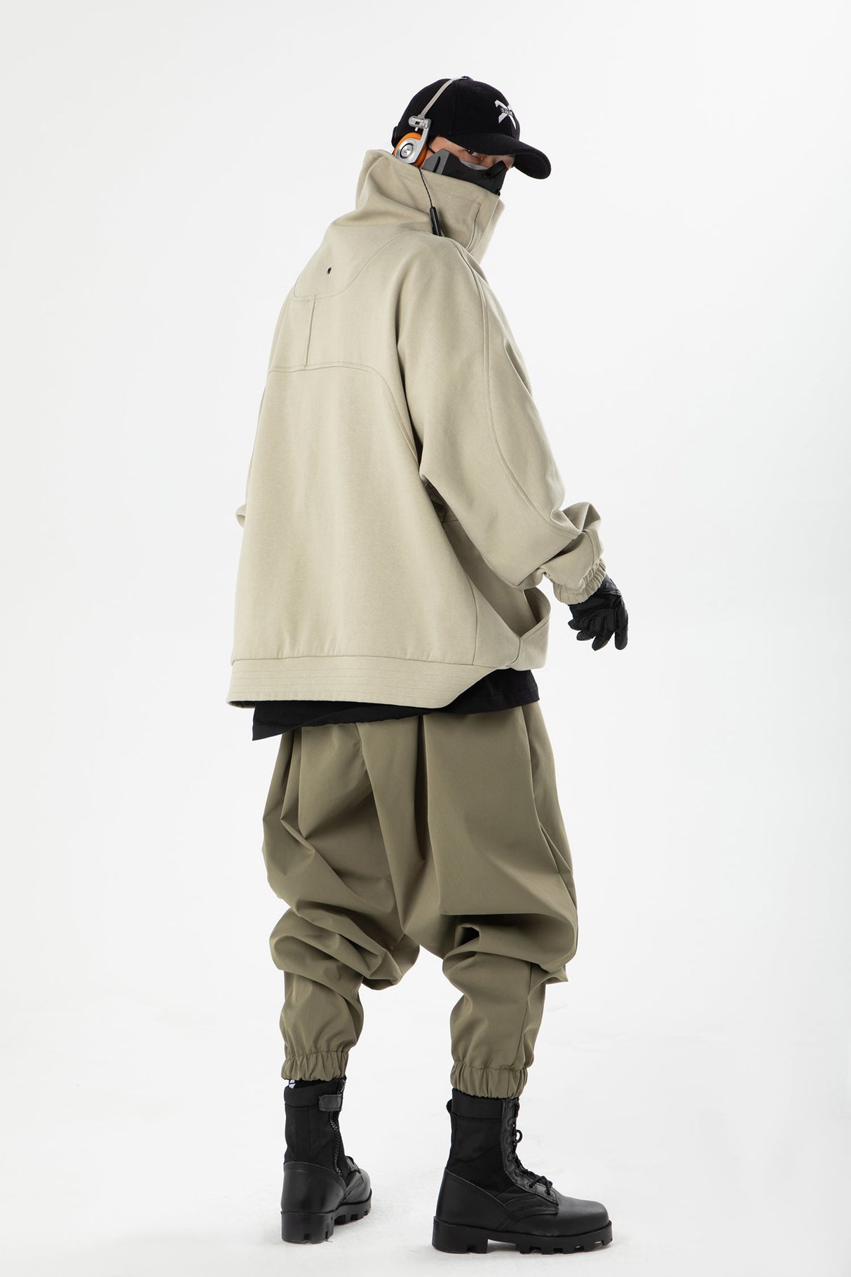 Precision Tactical High Neck Olive Sweater