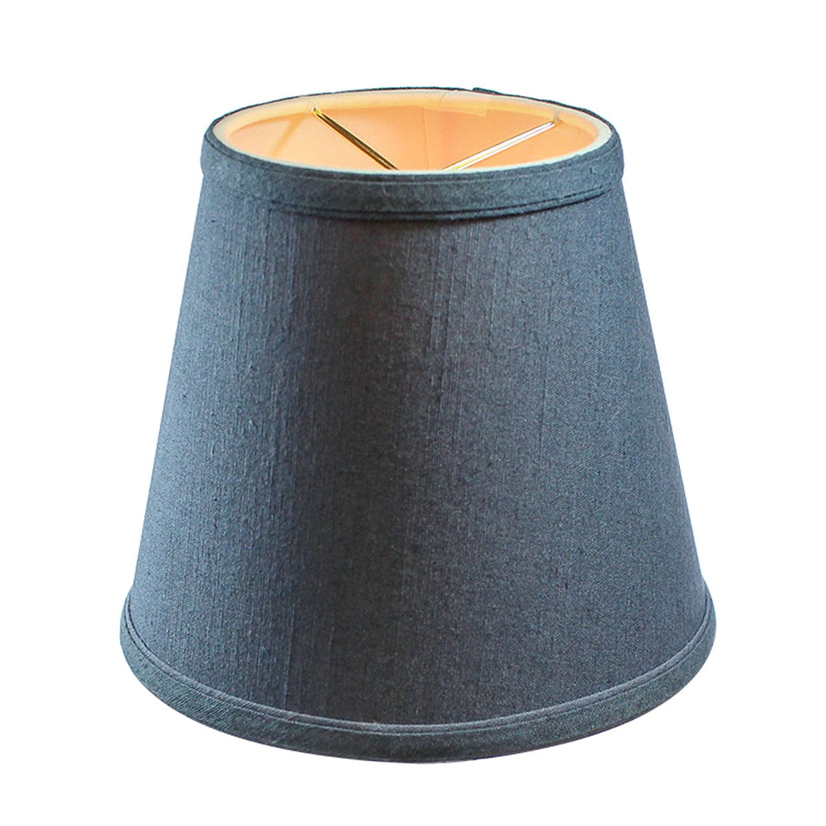 Textured Slate 8"W x 7"H [Navy Blue] Clip-On Lamp shade From LampsUSA