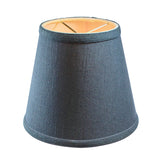 Textured Slate 8"W x 7"H [Navy Blue] Clip-On Lamp shade From LampsUSA