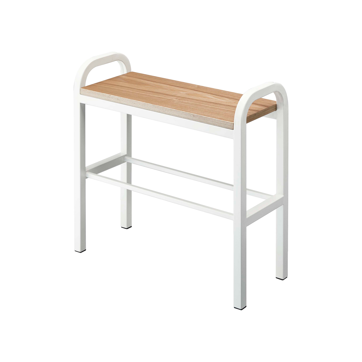 Shoe Organizer & Bench (18" H)  - Steel + Wood from Yamazaki Home
