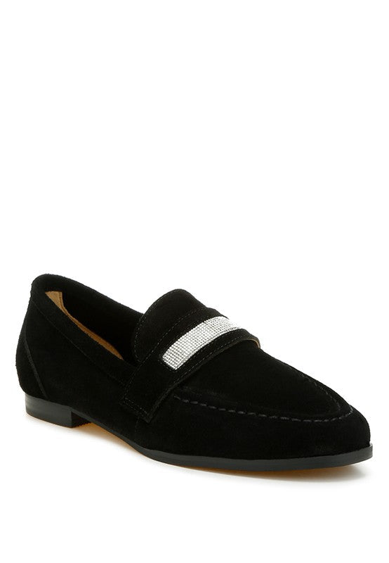 New Ode Rhinestone Penny Strap Loafers Loafers from My Pampered Life Seattle