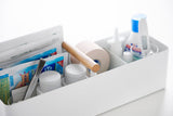Slim Storage Box - Steel + Wood from Yamazaki Home
