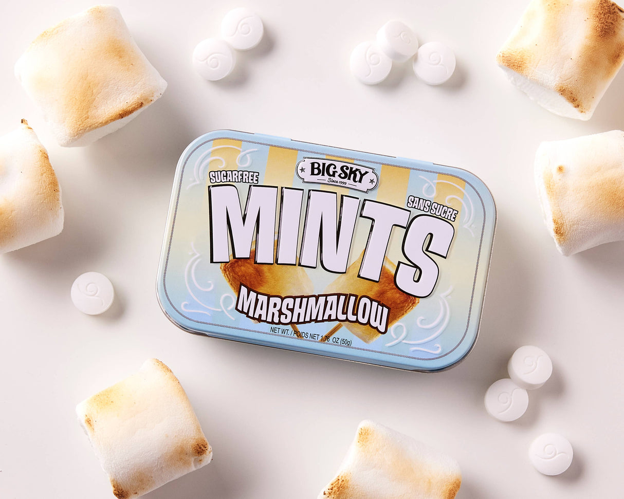 Big Sky Mints - Marshmallow (50g) 6Pack from PETEZ POP WHOLESALE