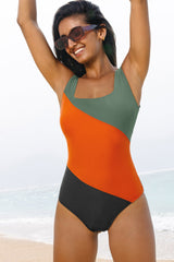 Oakleigh Padded Square Neck One Piece Swimsuit from Threaded Pear