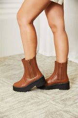 Forever Link Side Zip Platform Boots from My Pampered Life Seattle