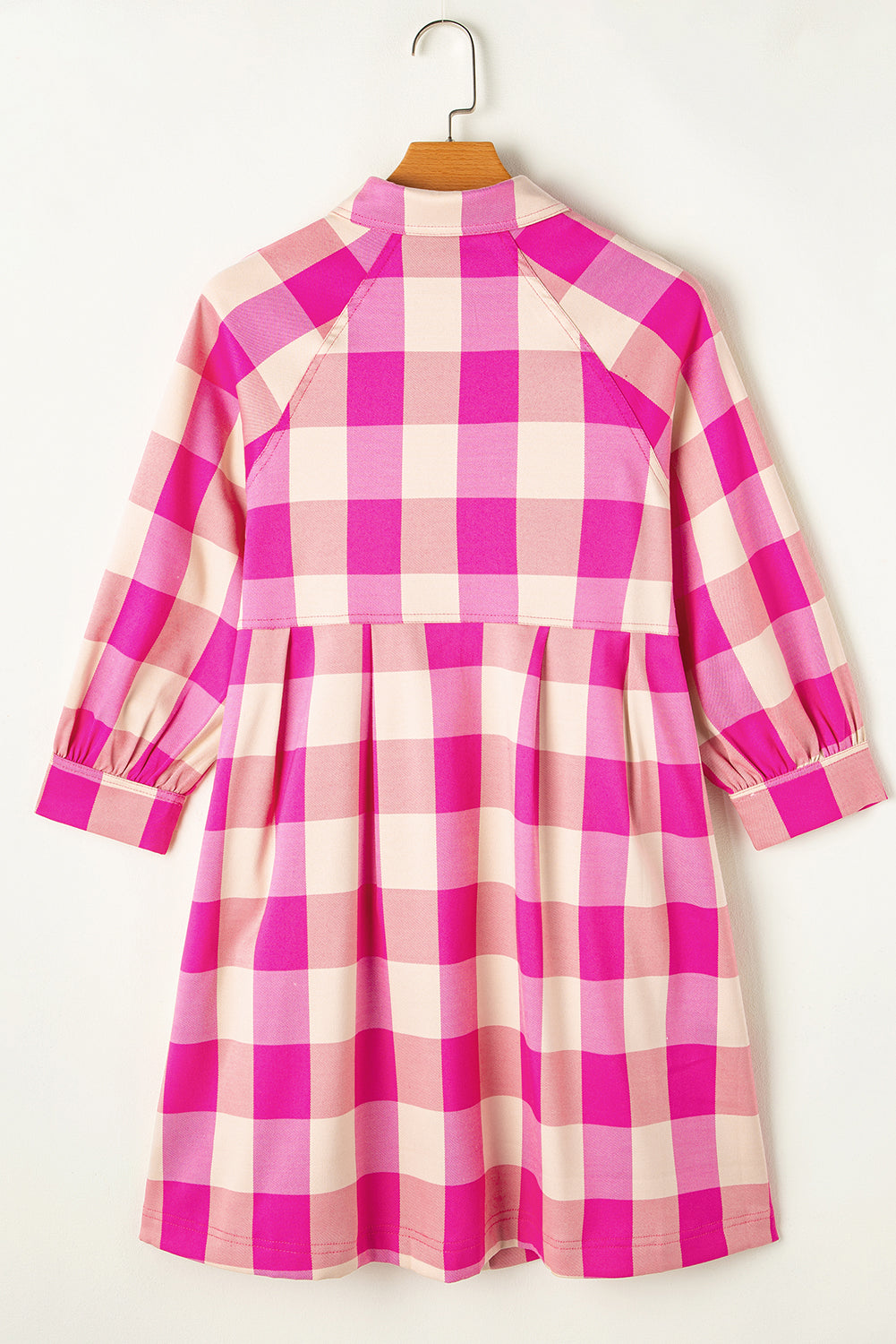 A-Line Plaid Mini Dress from MsDressly