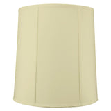 Large 14"x16"x17" Drum Lampshade Egg Shell Shantung, Large Cylinder Replacement Lamp Shade for Tall Table Lamps from LampsUSA