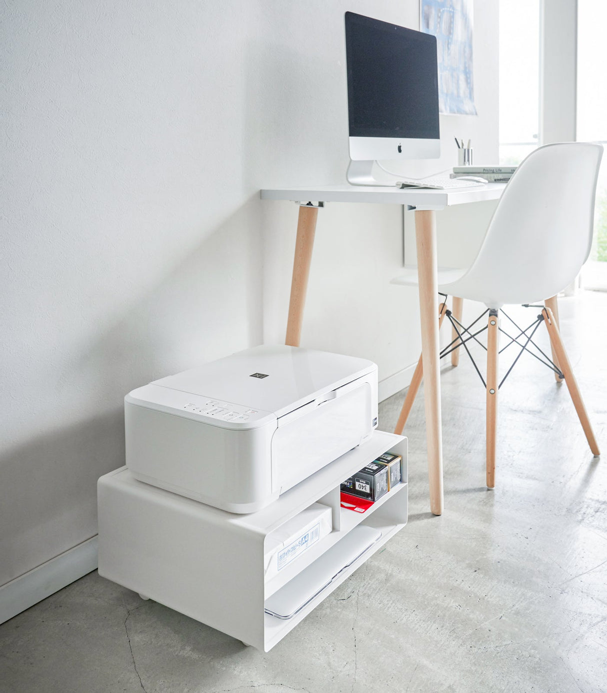 Rolling Printer Stand - Steel from Yamazaki Home