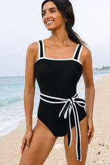 Celine Edge Belted One Piece Swimsuit from Threaded Pear