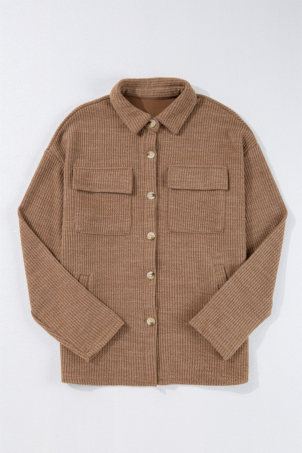 Lilith Corduroy Buttoned Long Sleeve Jacket from Threaded Pear