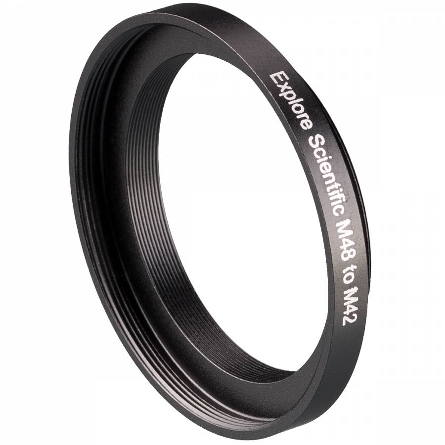 Explore Scientific T2 Reduction Adapter M48x0.75 to M42x0.75 from Explore Scientific
