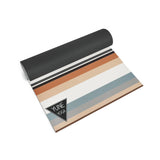 Yoga Mat | 6mm Thick | Multi Color Striped | Non-Slip | Eco Friendly | Yune Yoga | Eagles Rest from Yune Yoga