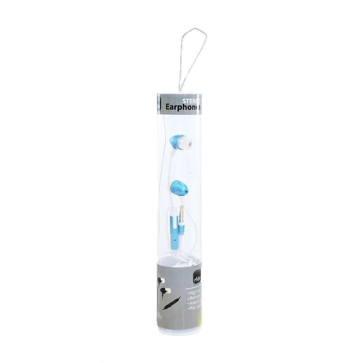 Earphones Tubed - Assorted Pack of 12 from Mila Lifestyle Accessories
