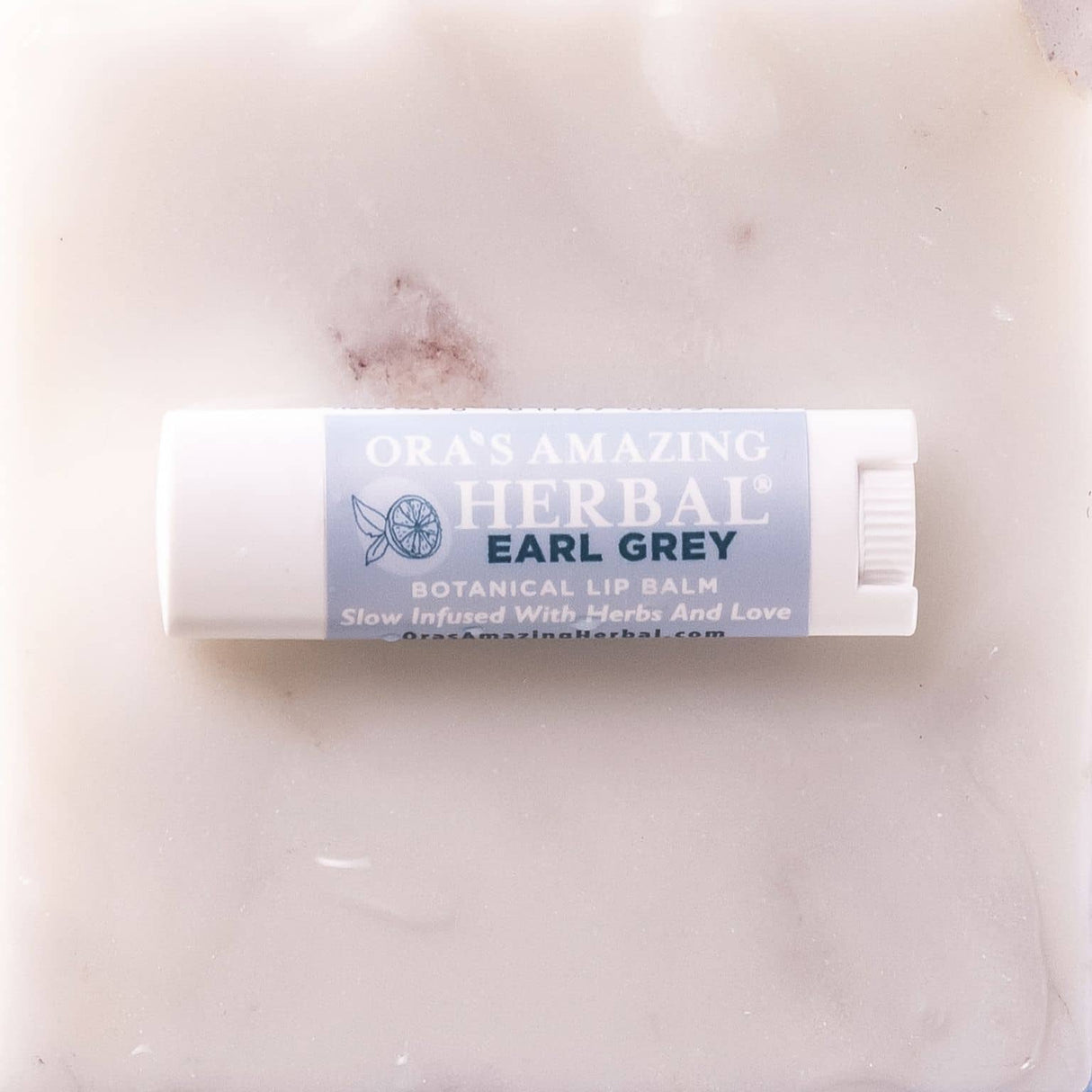 Natural Lip Balm, Herbal Infused, Earl Grey from Ora's Amazing Herbal