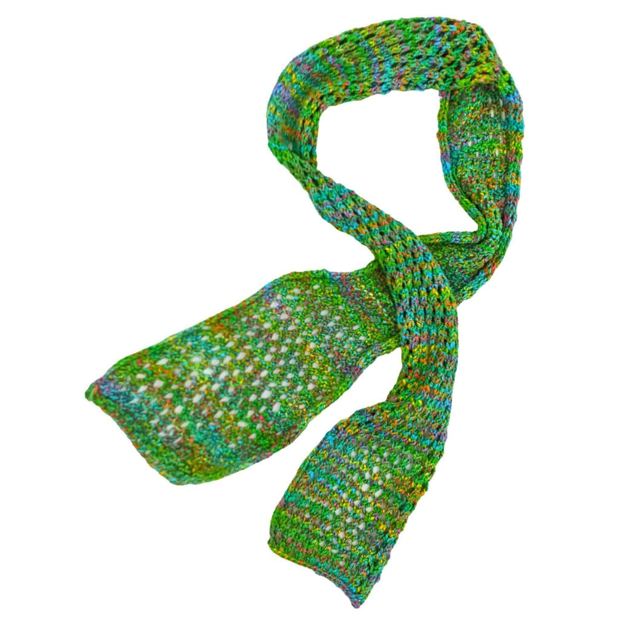 Early Spring Scarf Knitting and Crochet Pattern from Darn Good Yarn