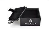 Men's Black Stainless Steel Cross Earrings From Blackjack Jewelry