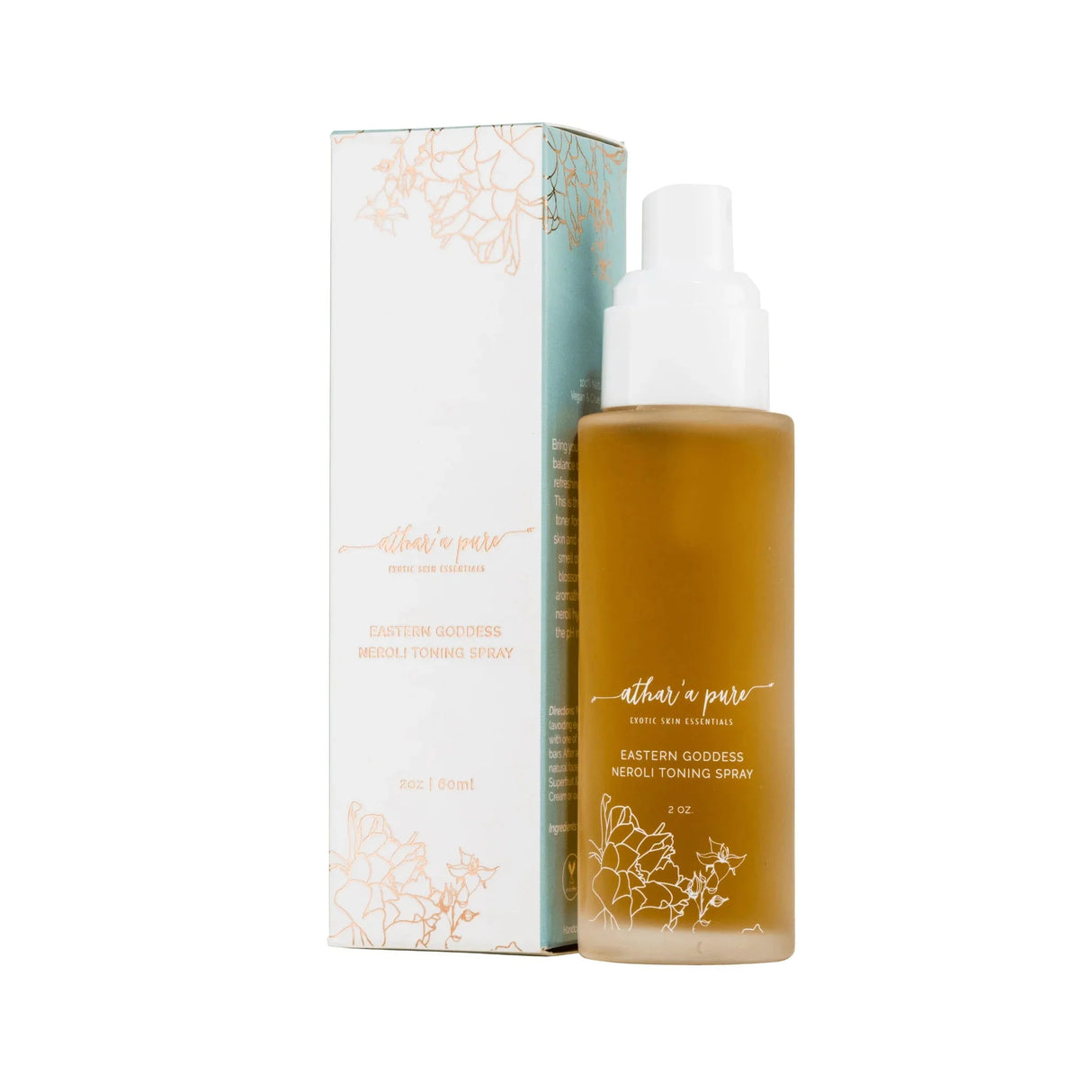 Eastern Goddess Neroli Toning Mist - Natural Face Toner (Vegan, 100% Natural) From Athar'a Pure