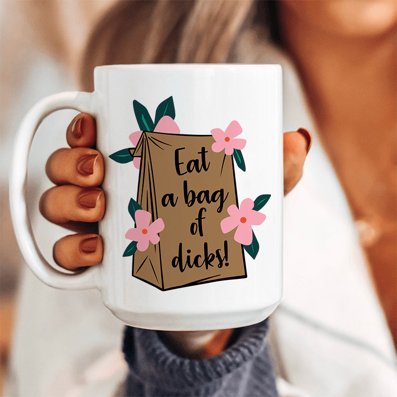 Eat A Bag Of D Ceramic Mug 15 oz from Peachy Sunday