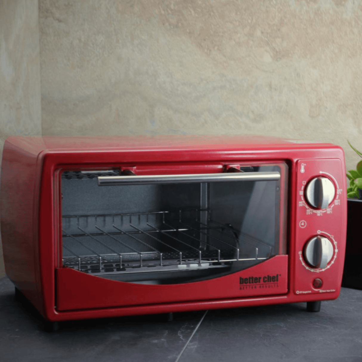 Better Chef 9L Toaster Oven Broiler with Slide-Out Rack and Bake Tray from Jupiter Gear Home