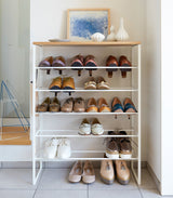 Six-Tier Shoe Rack (34" H)  - Steel from Yamazaki Home