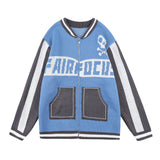 Easy Skull Knit Bomber Jacket from Niepce Inc