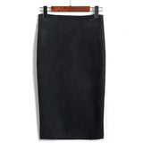 Eco-Suede Pencil Skirt from Kawaii Stop