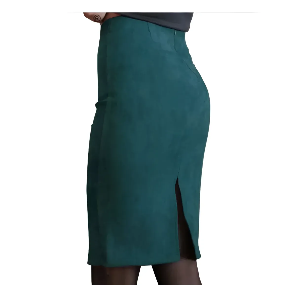 Eco-Suede Pencil Skirt from Kawaii Stop