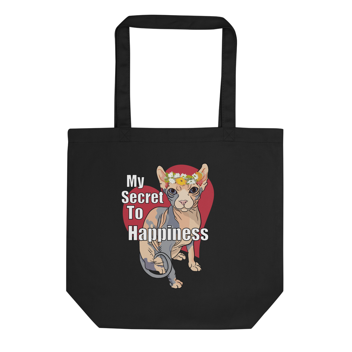 "MY SECRET TO HAPPINESS" ECO TOTE from ReNewedPet